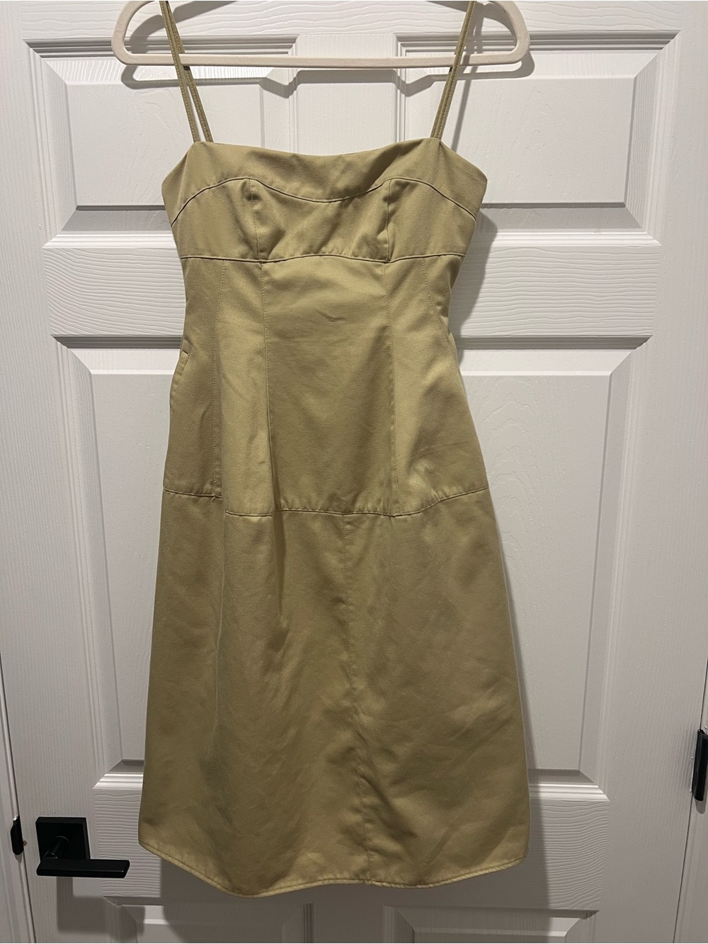 Giang Donna Couture Khaki Dress